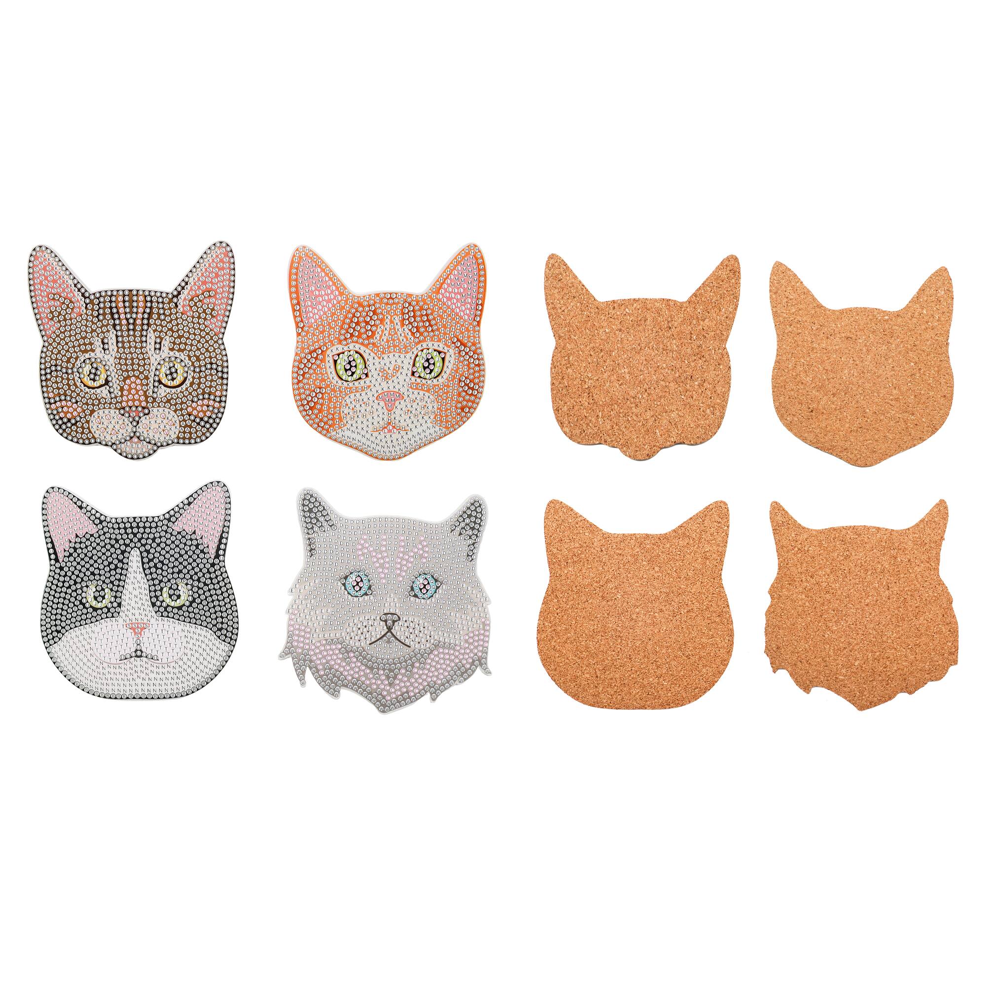 Cats Diamond Art Coaster Kit by Make Market®